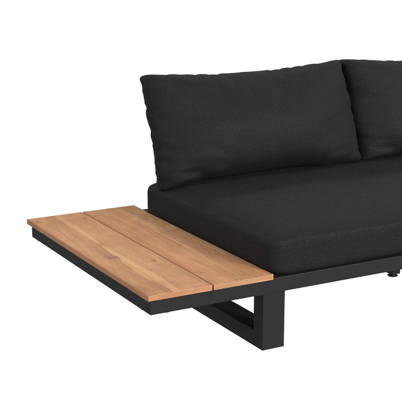 Cabana - Three Piece Outdoor Living Set - Black