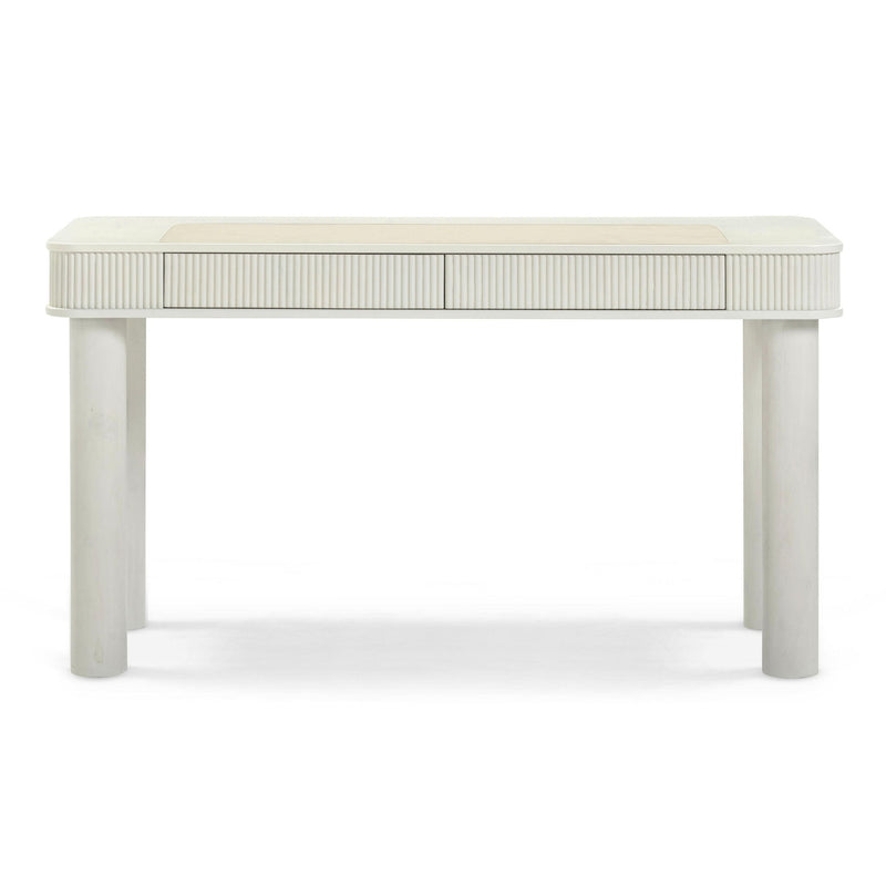 Sarah - Executive Work Desk - Cream