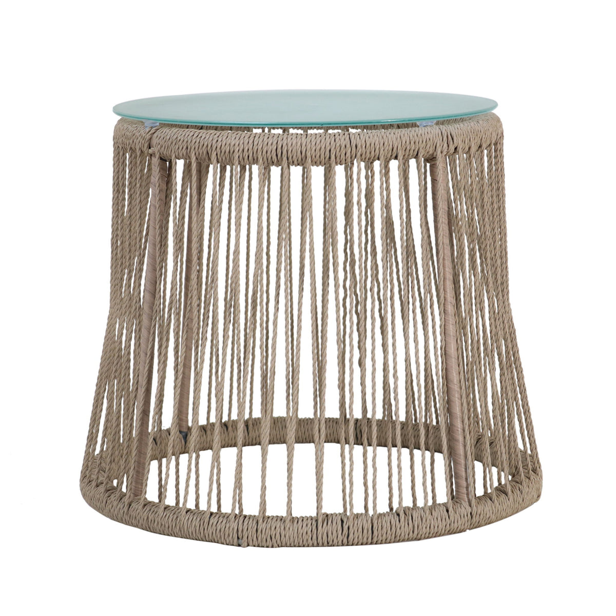 Boho Southport - Side Table With Glass Top