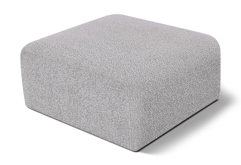 Arc - Boucle Fabric Ottoman