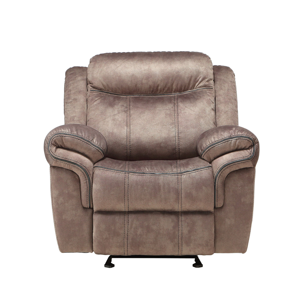 Zubaida - Two Tone Velvet Glider Recliner