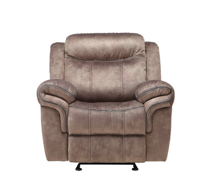 Zubaida - Two Tone Velvet Glider Recliner