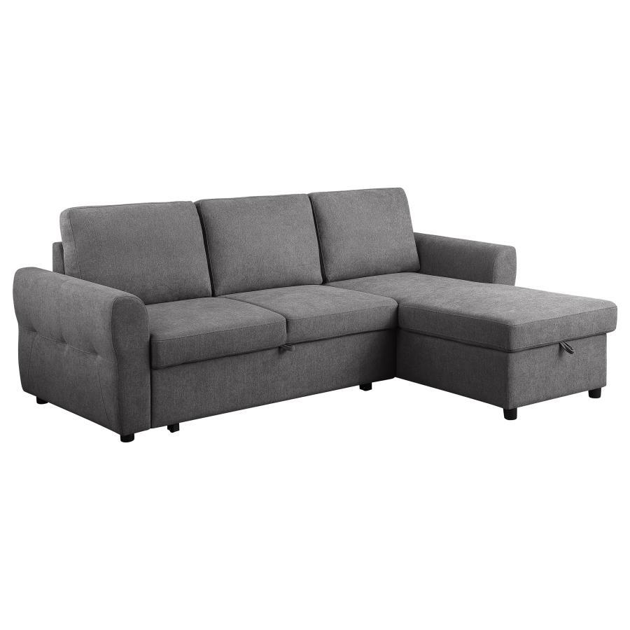 Samantha - Chaise, Box 2 of 2 - Gray