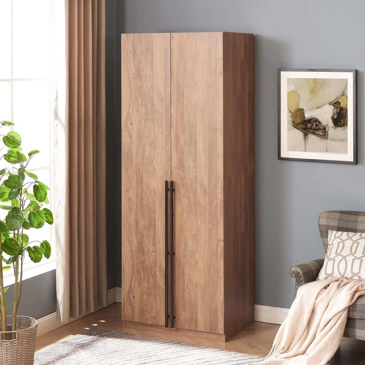 Manhattan Lee - Wooden Wardrobe Closet