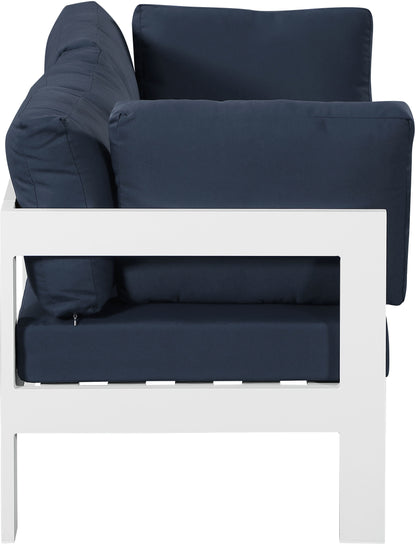 Nizuc - Outdoor Patio Modular Sofa - Navy - Modern & Contemporary