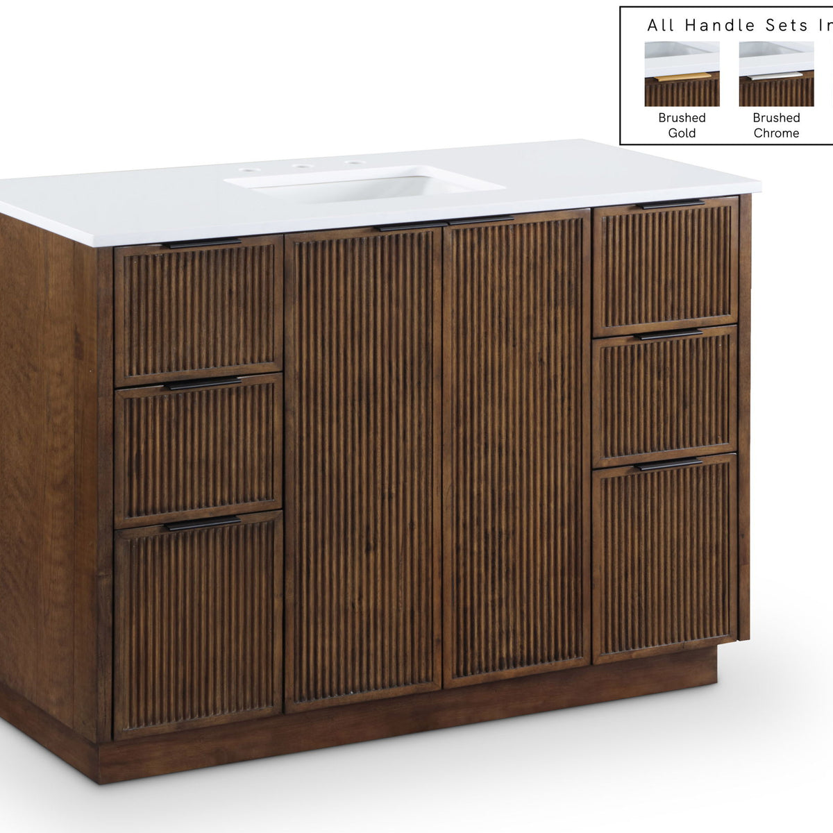 Willard - Engineered Stone And Solid Wood Bathroom Vanity