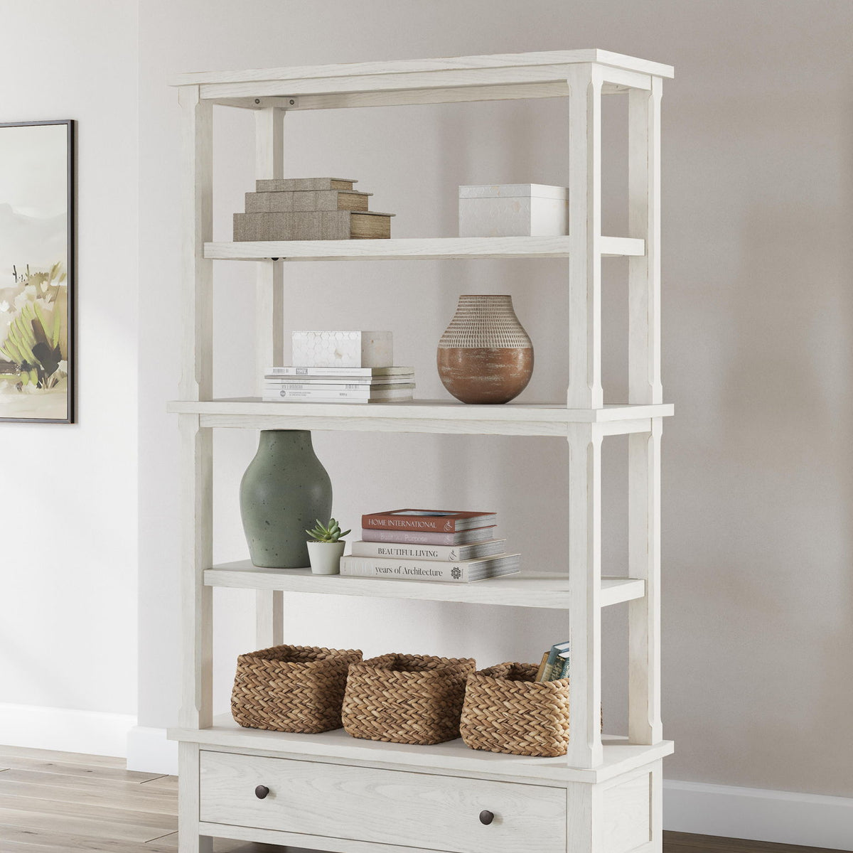 Robbinsdale - Bookcase - Antique White
