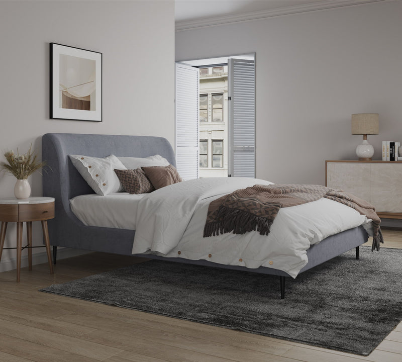 Manhattan Heather - Bed With Black Legs