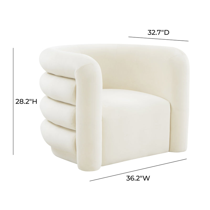 Curves - Velvet Lounge Chair