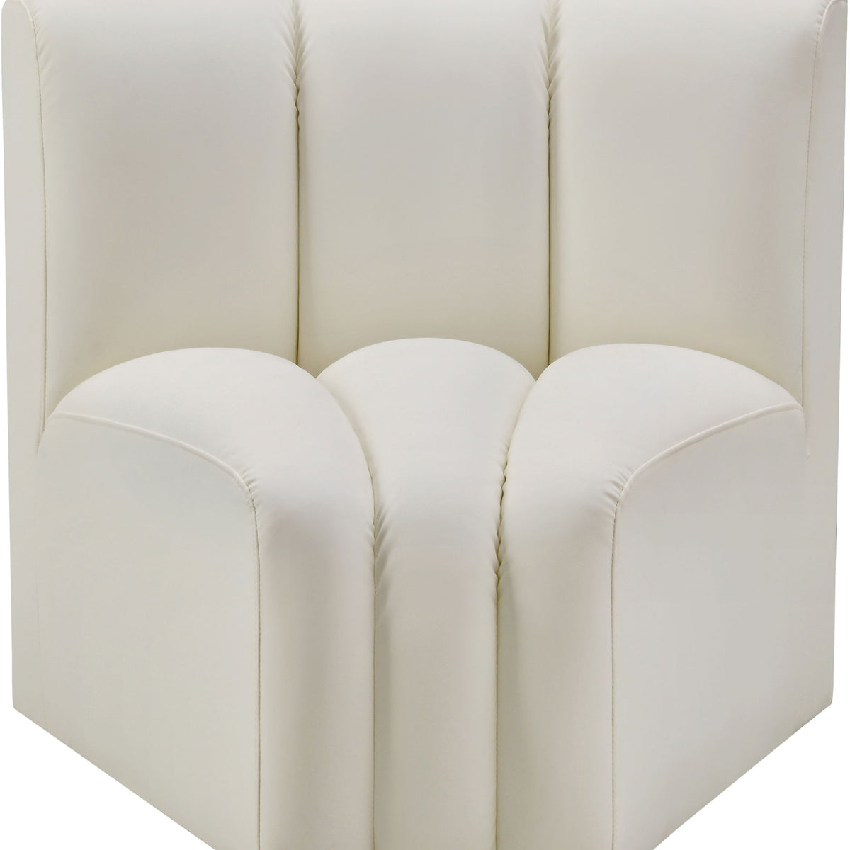Arc - Faux Leather Curved Corner Chair