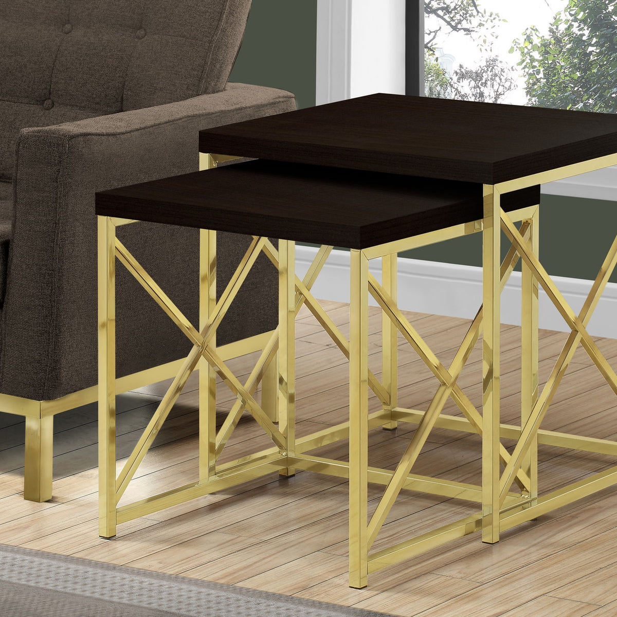 Nesting Table, Accent, Contemporary & Modern (Set of 2)
