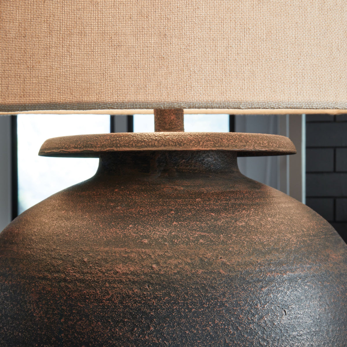 Carlenbury - Antique Brown - Metal Table Lamp
