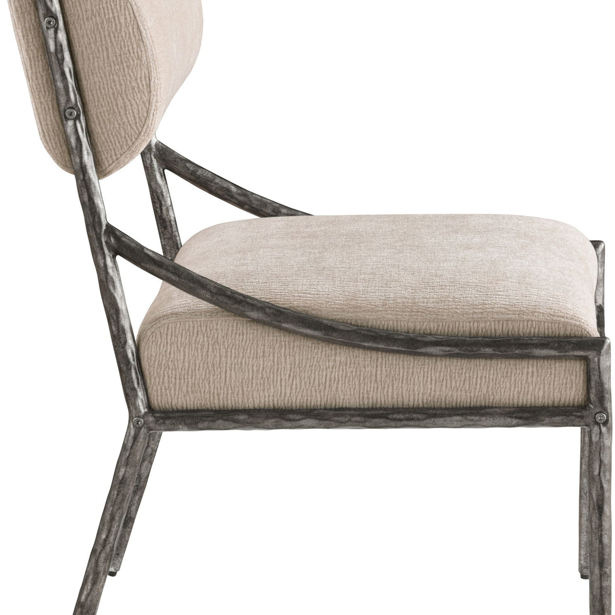 Bastille - Upholstered Dining Side Chair (Set of 2) - Silver Frame