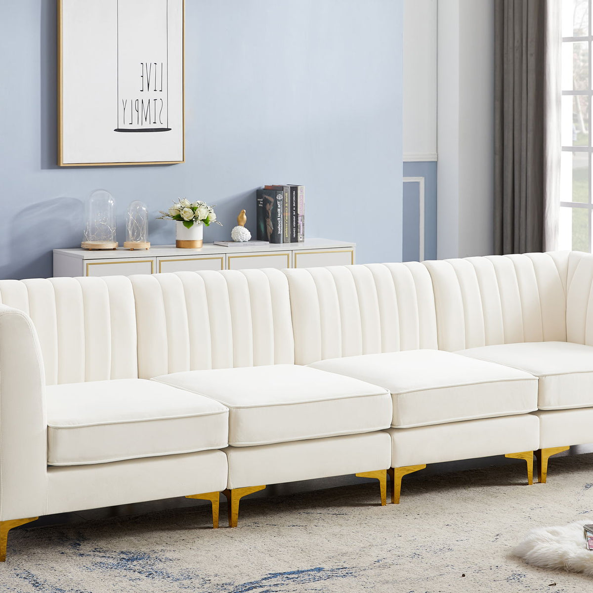Alina - Modular 4 Seat Sofa