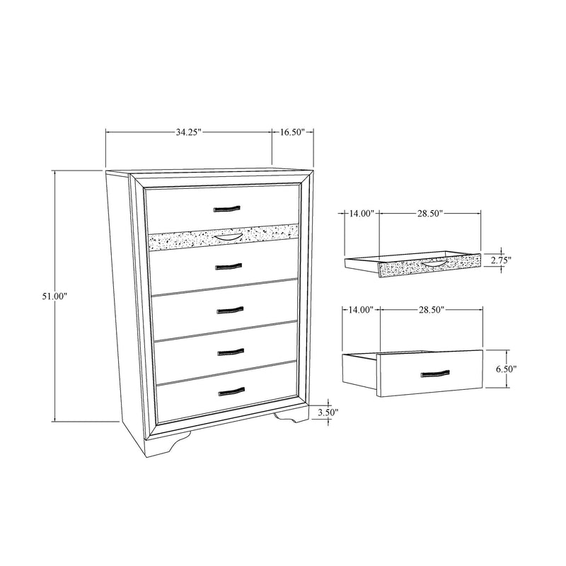 Ryder - Sparkle Chest - Gray