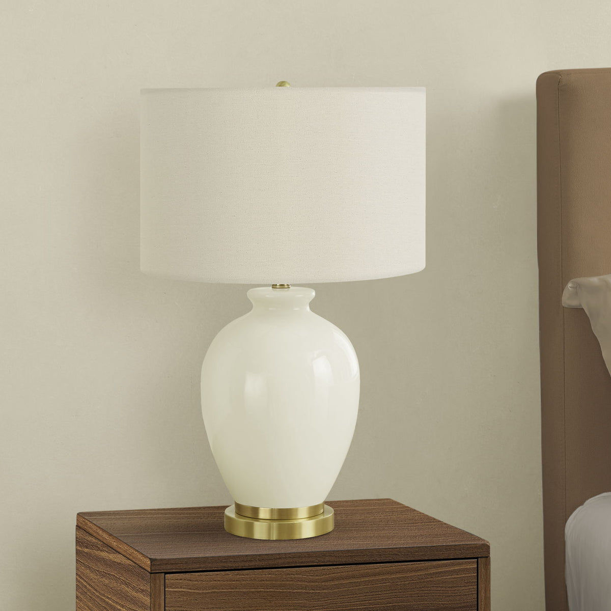 Transitional Lighting, Table Lamp - Cream