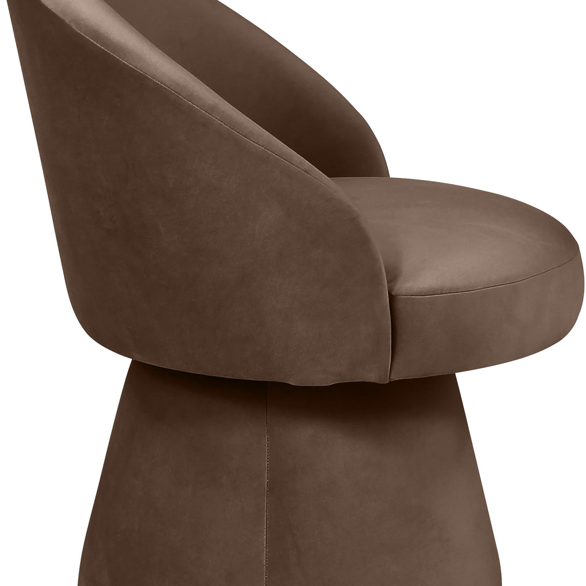Selene - Upholstered Swivel Dining Chair