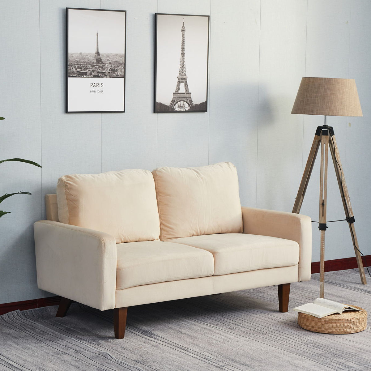 Comfortable Loveseat With Durable Construction