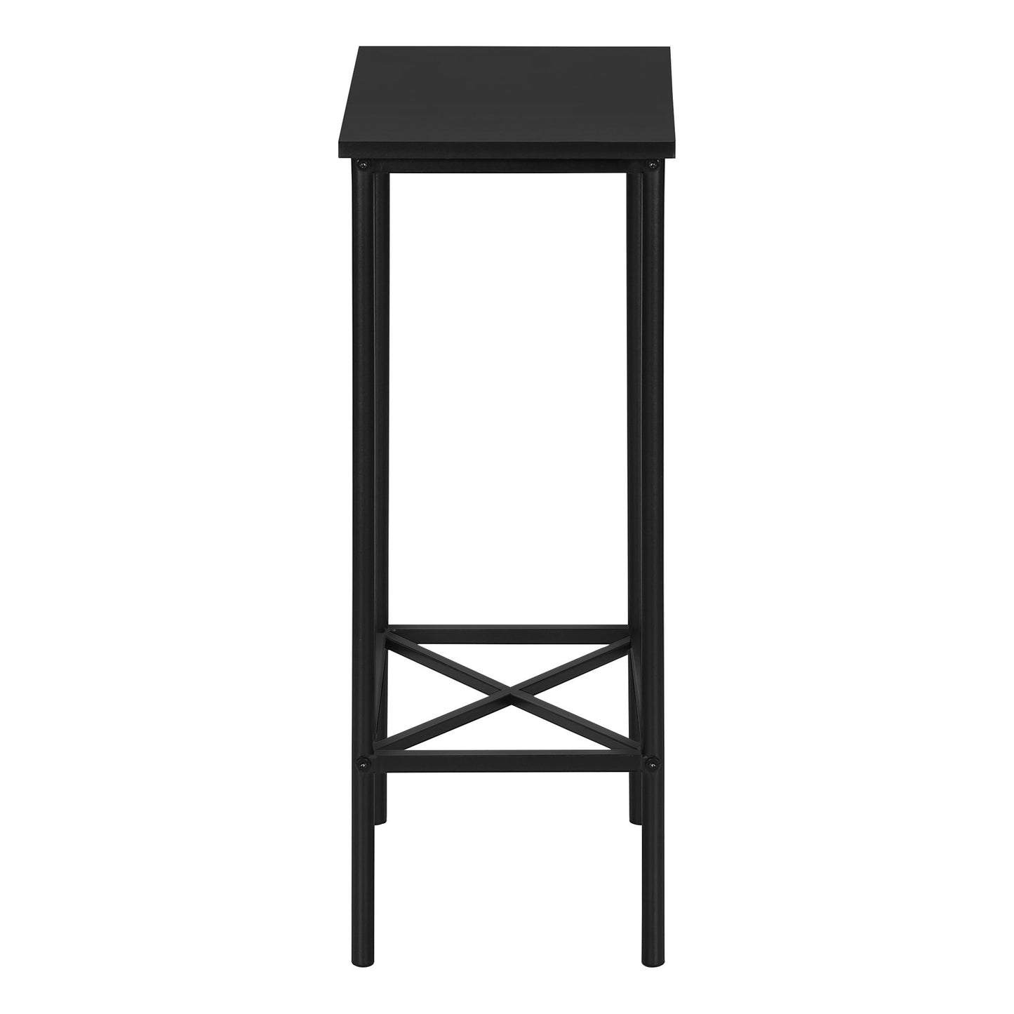 Accent Side Table, Narrow, Small, 2 Tier, Contemporary & Modern