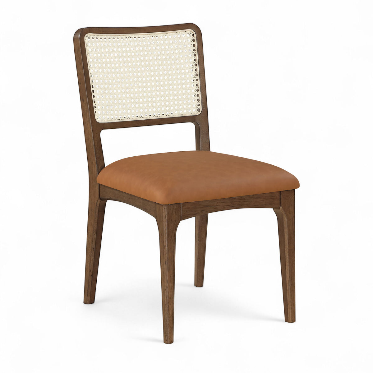 Atrium - Upholstered Seat Dining Chair With Brushed Brown Base (Set of 2)