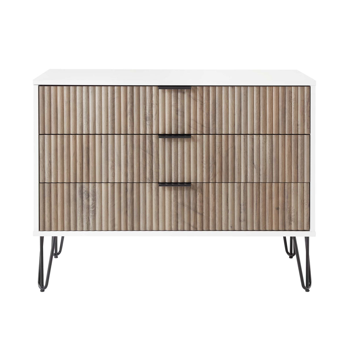 Dumbo - Dresser - Rustic Gray And White