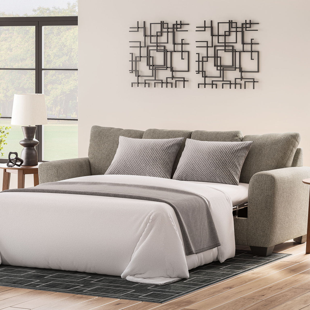 Triston-Peaks - Queen Sofa Sleeper - Suede