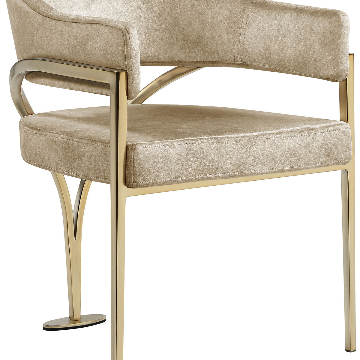 Madelyn - Dining Chair (Set of 2) - Brushed Brass