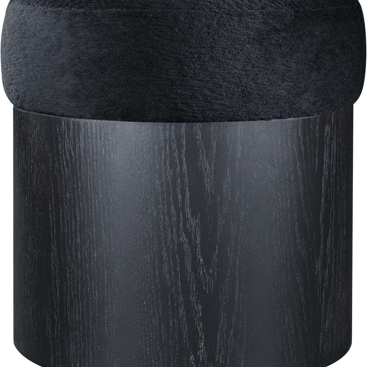 Nimes - Ottoman / Stool With Black Base
