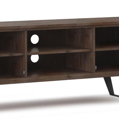 Lowry - TV Media Stand - Rustic Natural Aged Brown