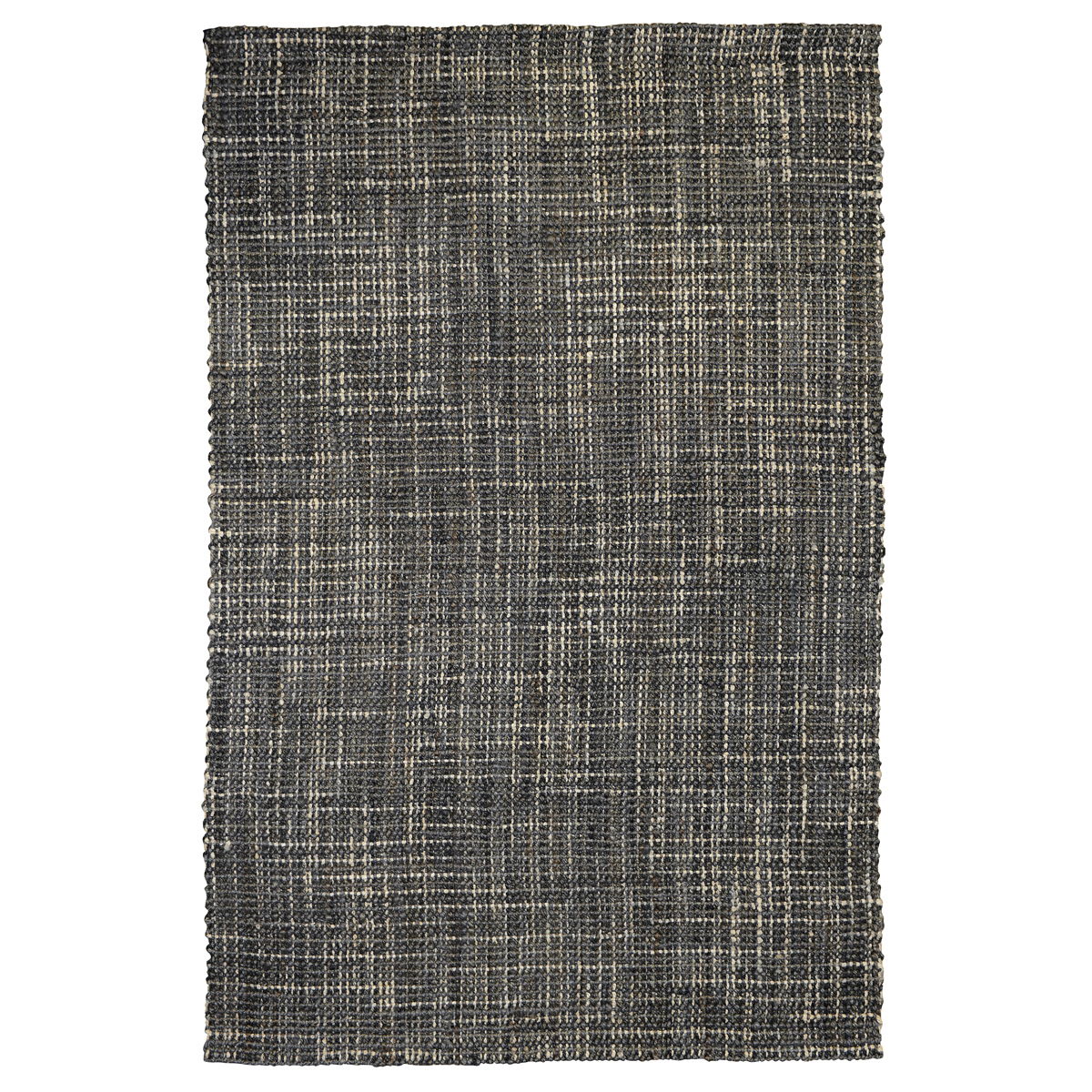 Jute Texture - 9' x 12' Boucle Rug - Gray