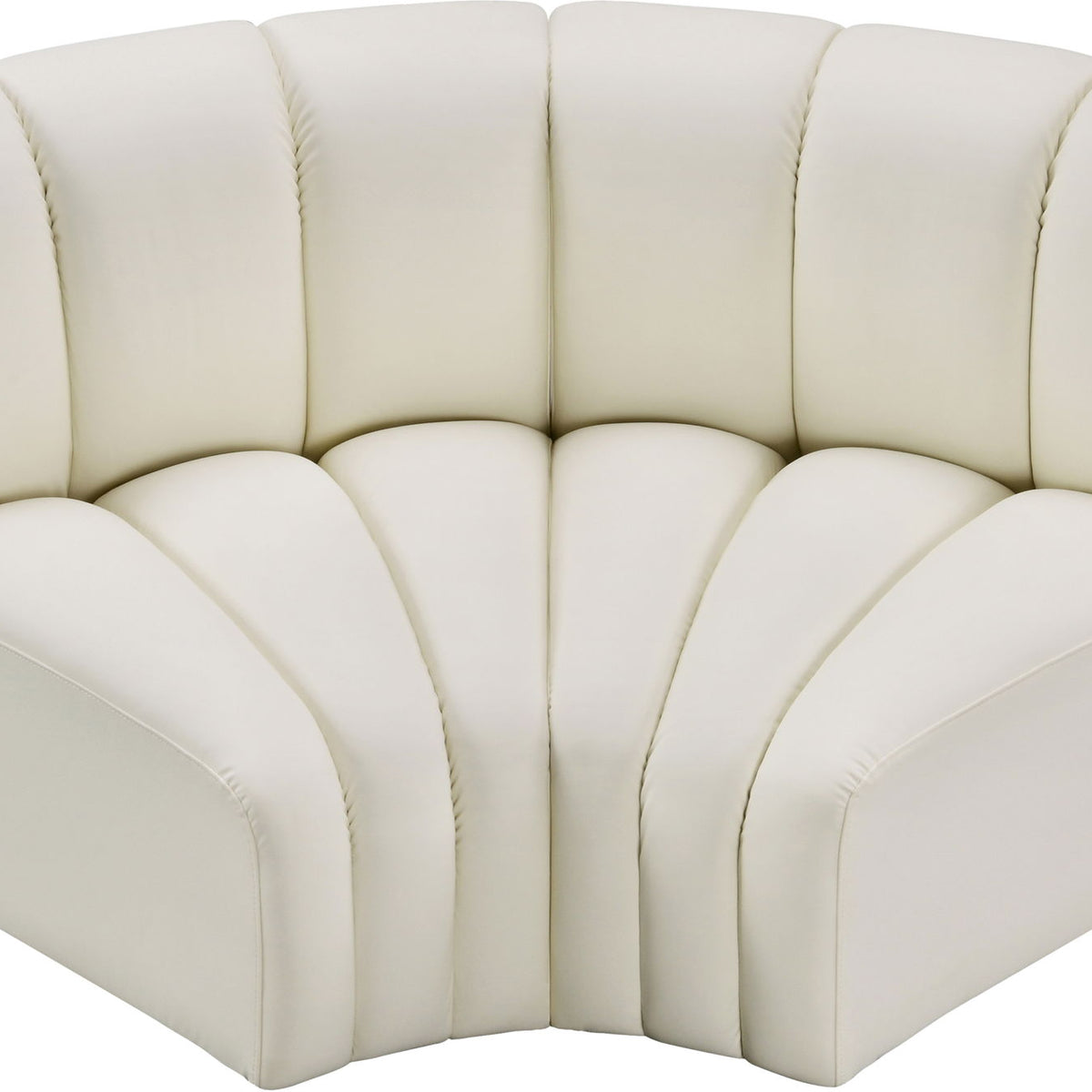 Arc - Faux Leather 2 Piece Modular Sofa