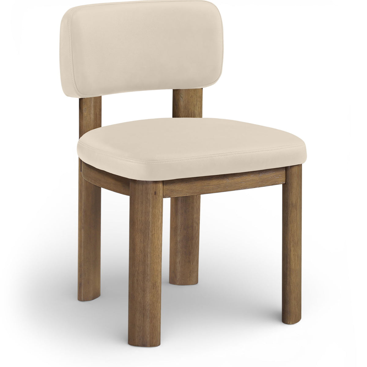Paloma - Vegan Leather Upholstered Dining Chair (Set of 2) - Brown Frame