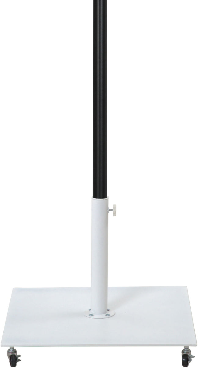 Fiji - Aluminum Patio Umbrella With Square White And Black Base