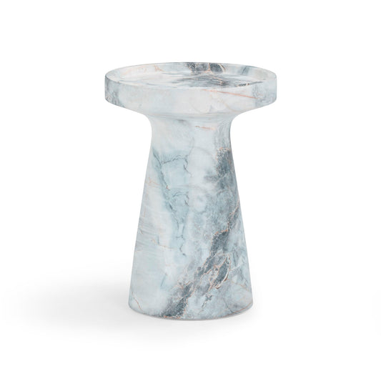 Zara - Indoor / Outdoor Side Table - Blue / White