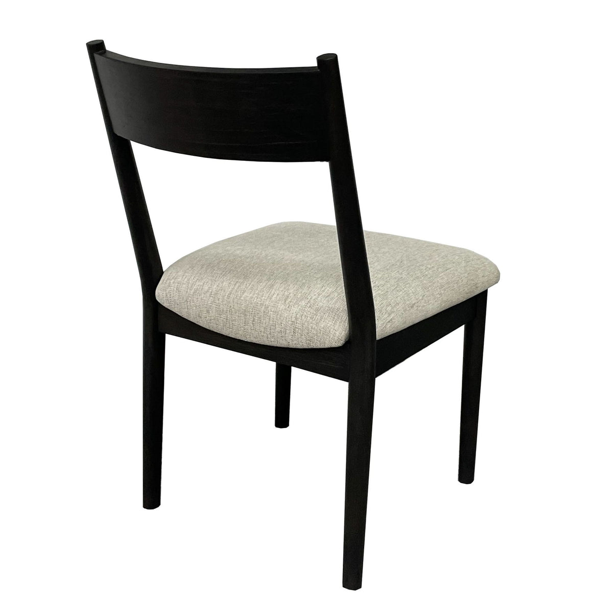 Comfortable Upholstery Cresent Chair (Set of 2) - Peppercorn