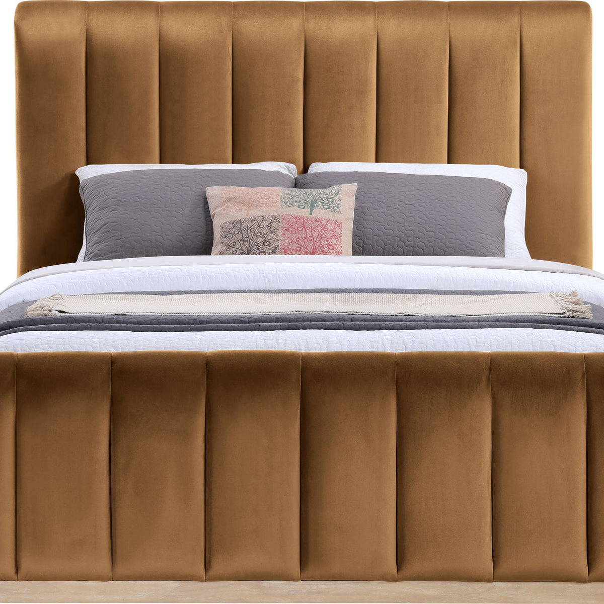 Amara - Velvet Bed