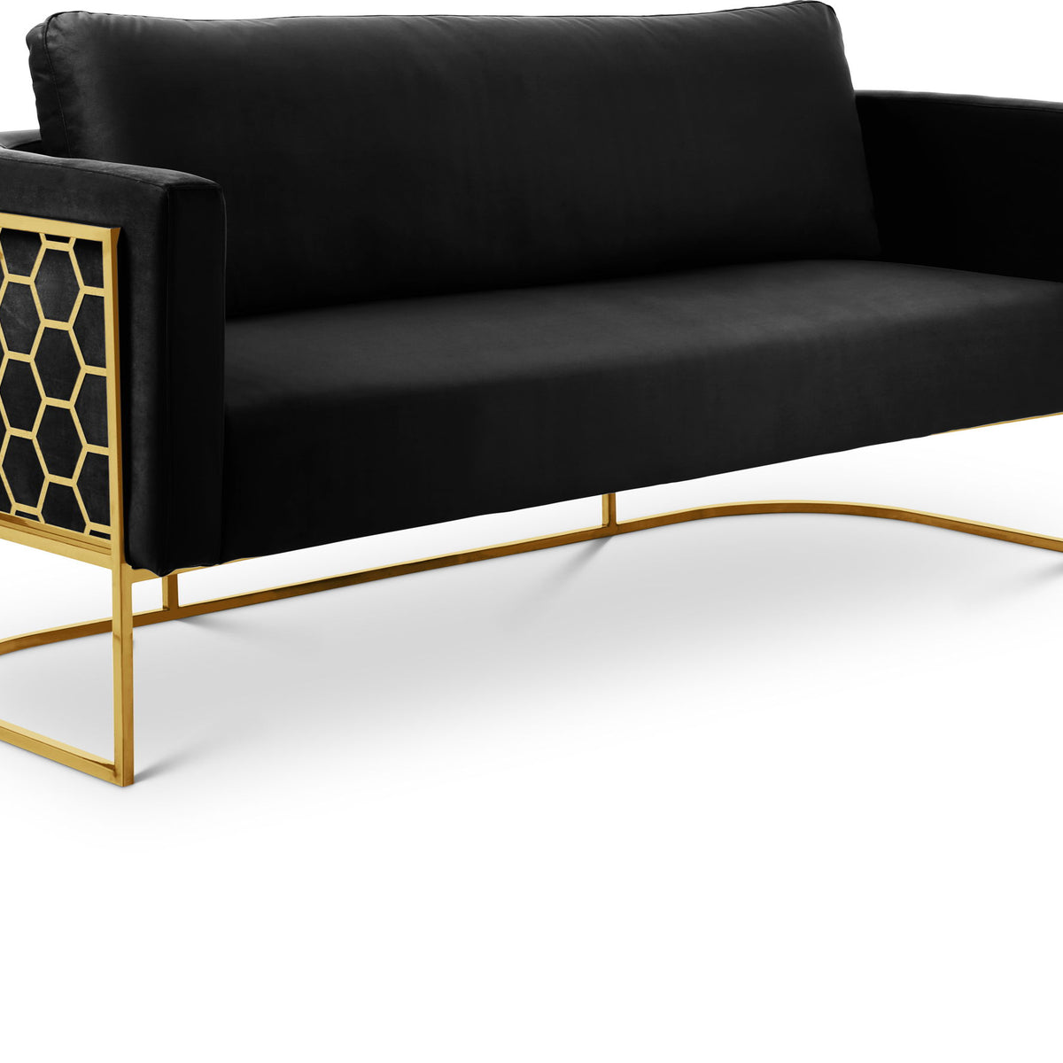 Casa - Sofa with Gold Legs