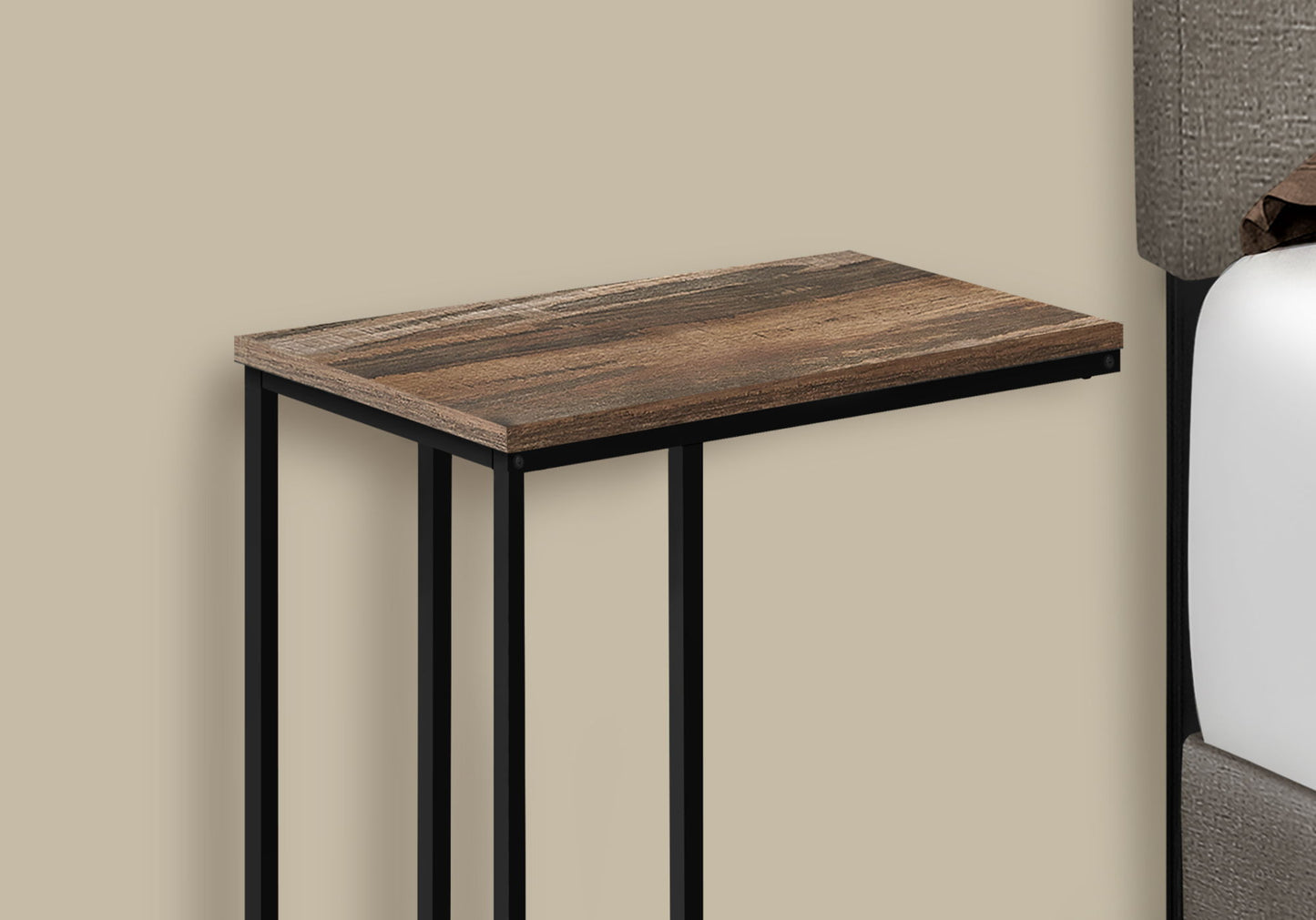 Accent Table, C - Shaped, Space-Saving Functionality