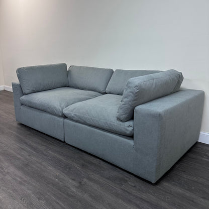 Gray "Dreamee" Cloud Couch Sectional