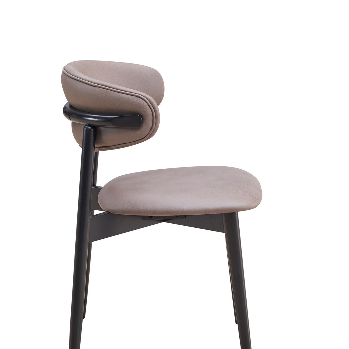 Lanae - Polished Microfiber Side Chair (Set of 2) - Gray