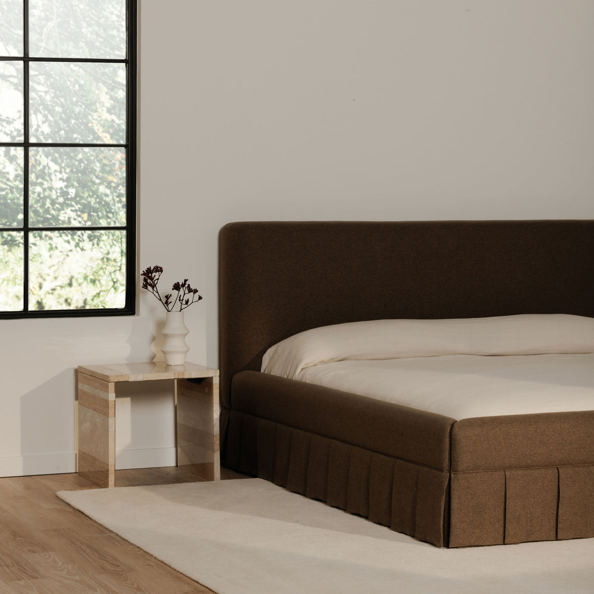 Maren - King Bed - Dark Brown