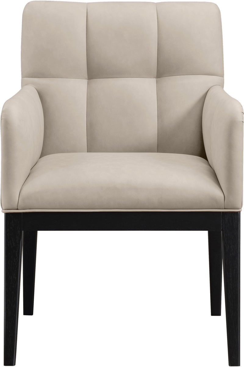 Adrian - Dining Arm Chair (Set of 2) - Black Legs