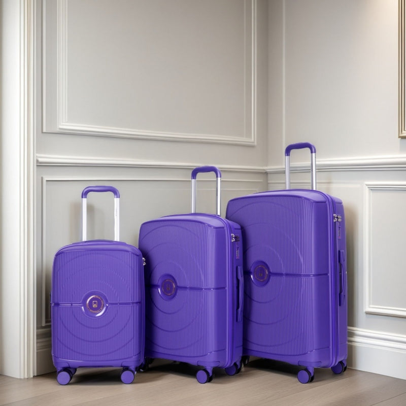 Expandable Hardshell Suitcase Double Spinner Wheels Luggage Sets