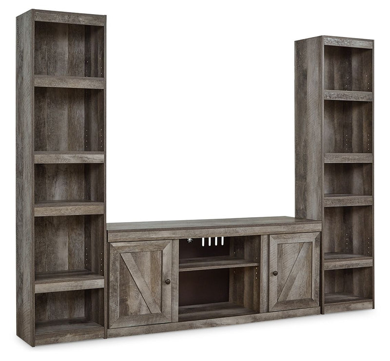 Wynnlow - 3-Piece Entertainment Center - Gray