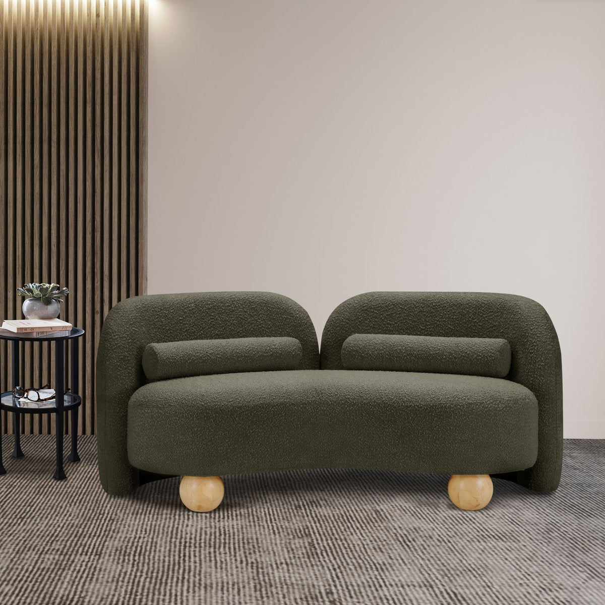 Daphne - Boucle Loveseat