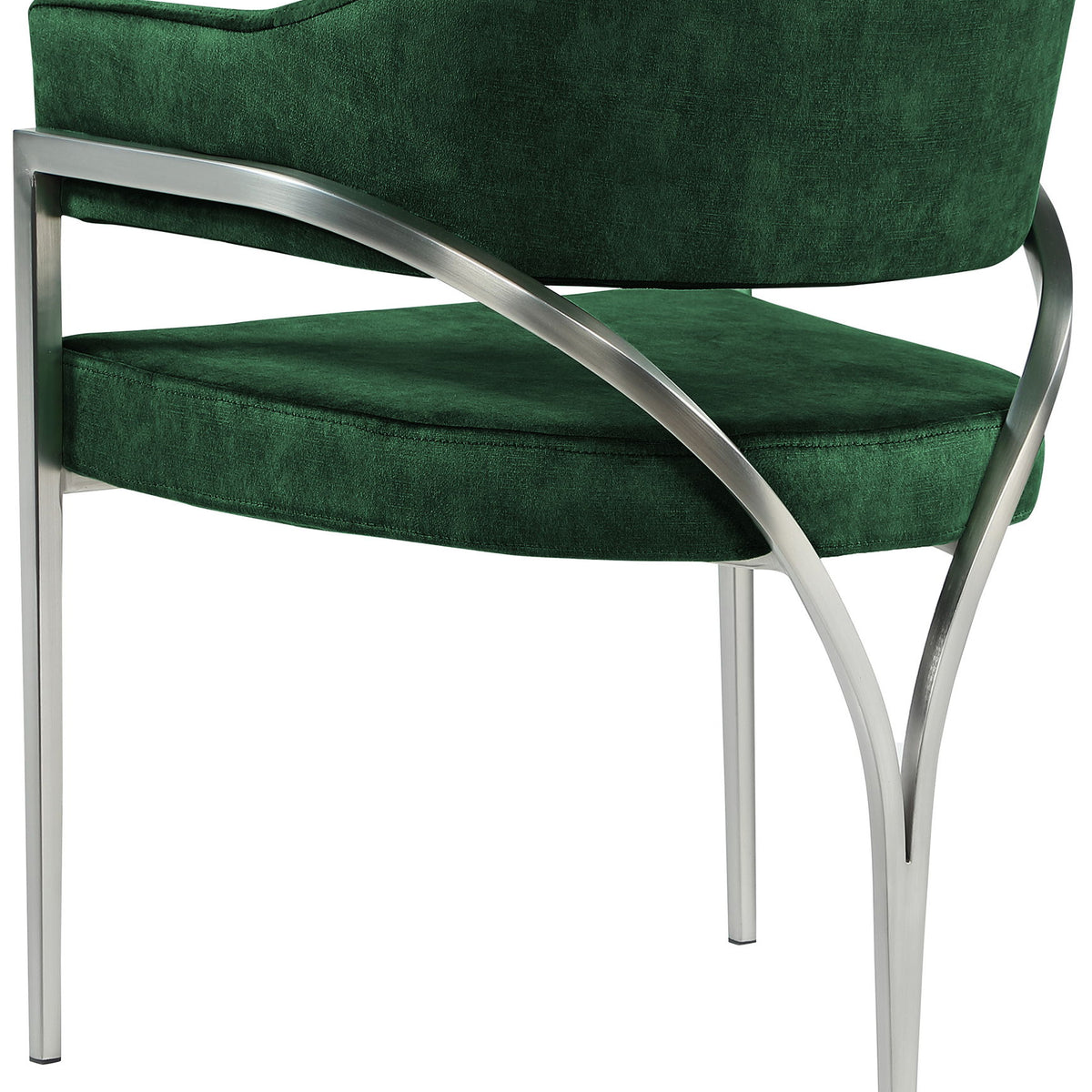 Madelyn - Dining Chair (Set of 2) - Brushed Chrome