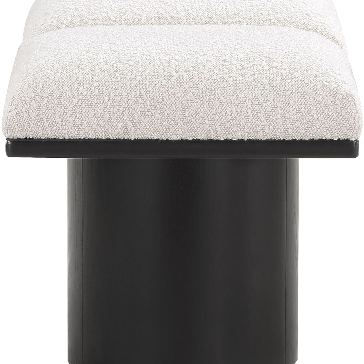 Pavilion - 2 Piece Modular Bench With Black Base