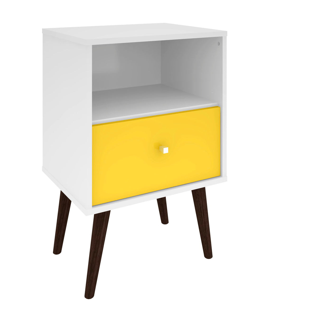 Manhattan Liberty - Nightstand Wtth White Frame