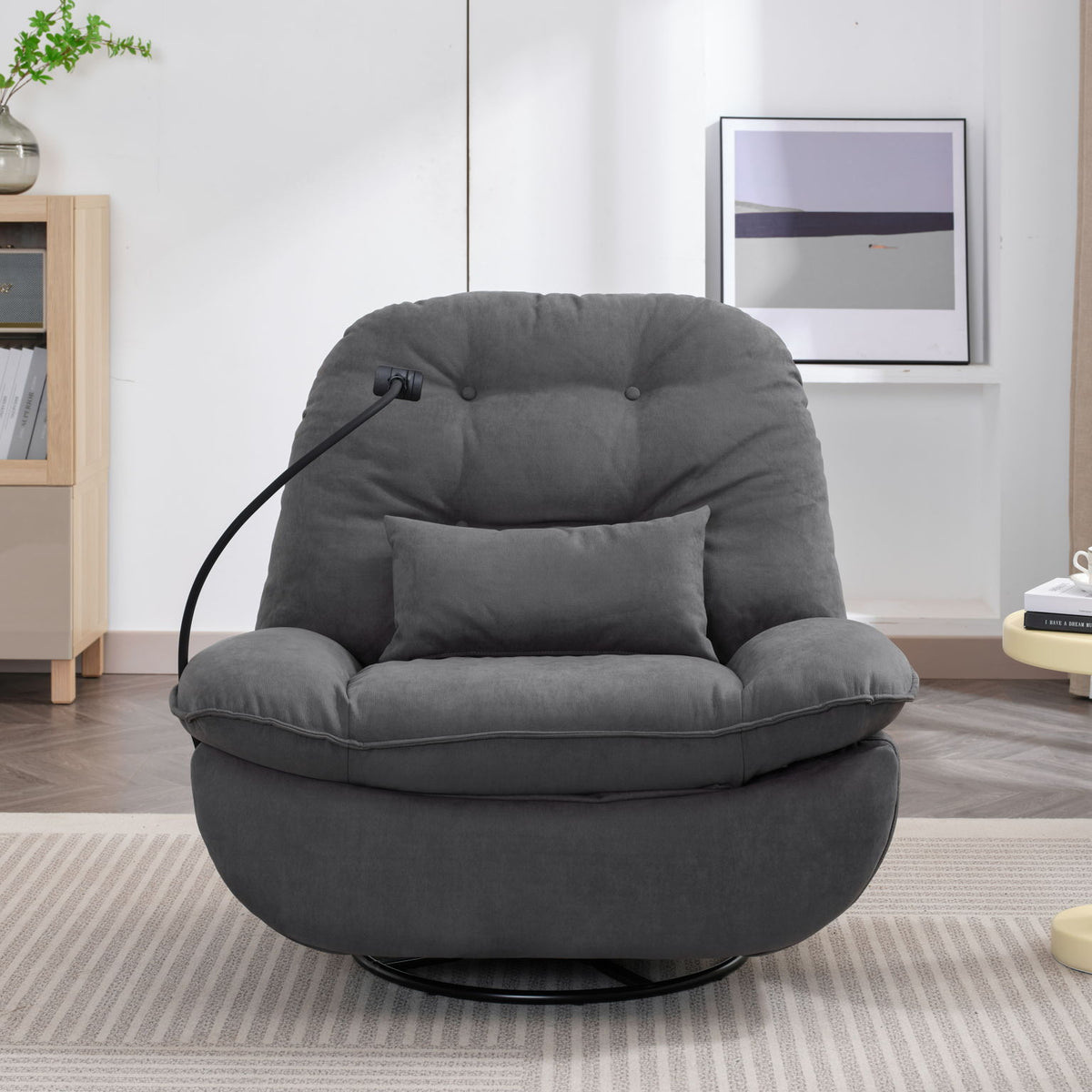 Power Recliner Swivel Glider USB Charger With Bluetooth Music Player, Sleep, Working, Game And Leisure