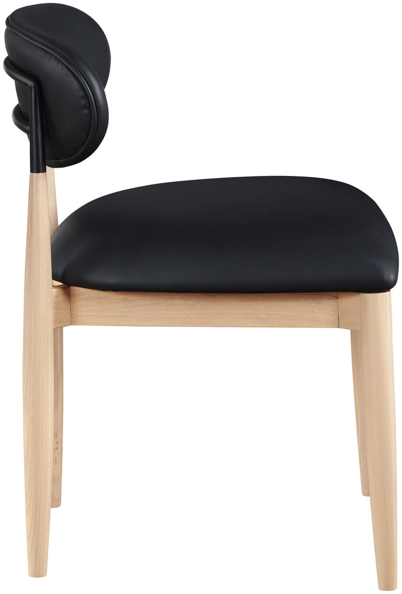 Riccio - Side Chair (Set of 2) - Natural Frame